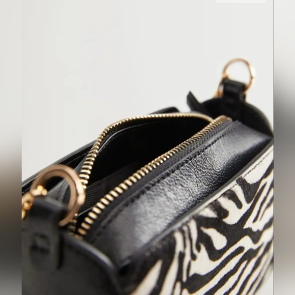 Mango Animal Print Mini Crossbody - Picture 4 of 6